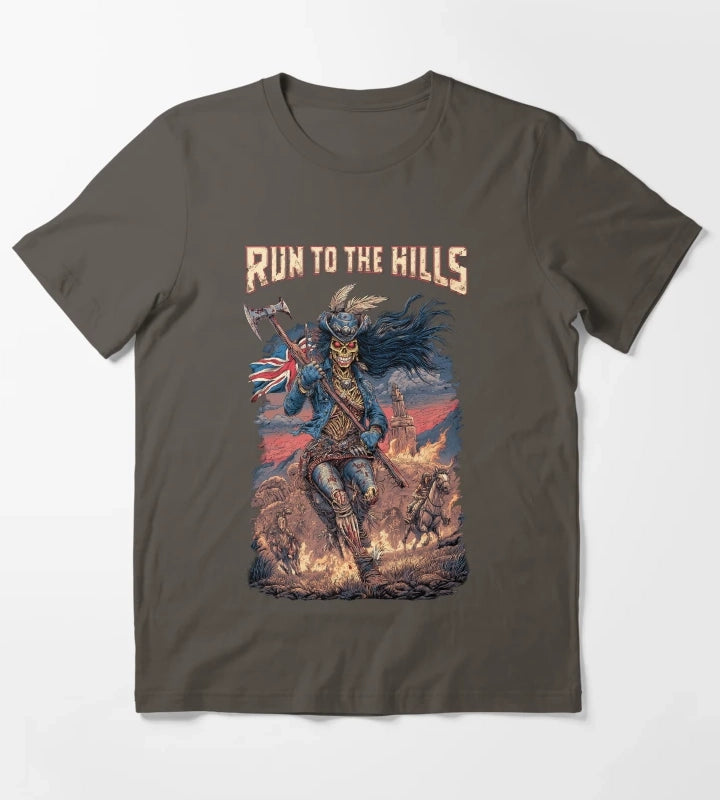 Run to the Hills T-Shirt Dark Grey