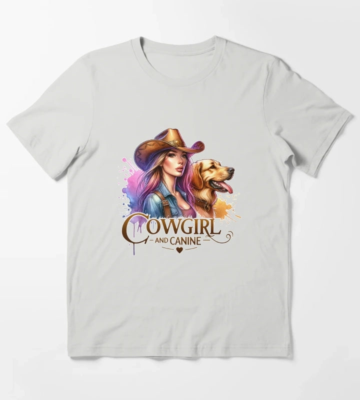 Rustic Cowgirl Charm Apparel Mugs Stickers More T-Shirt Light Grey