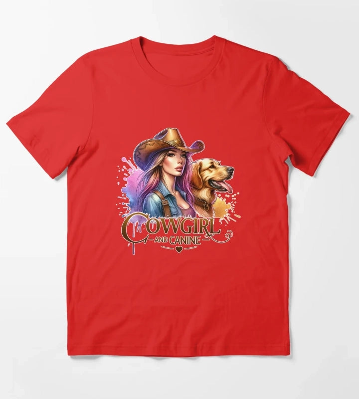 Rustic Cowgirl Charm Apparel Mugs Stickers More T-Shirt Red