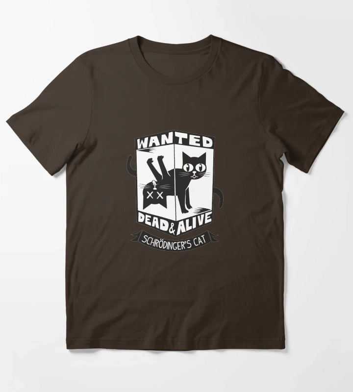 SCHRODINGERS CAT T-Shirt Brown