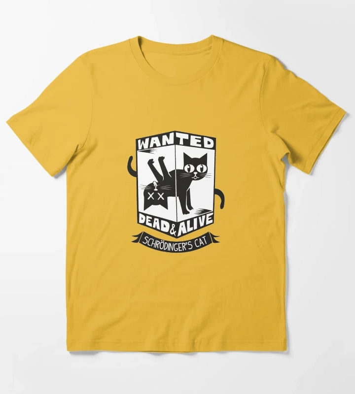 SCHRODINGERS CAT T-Shirt Yellow