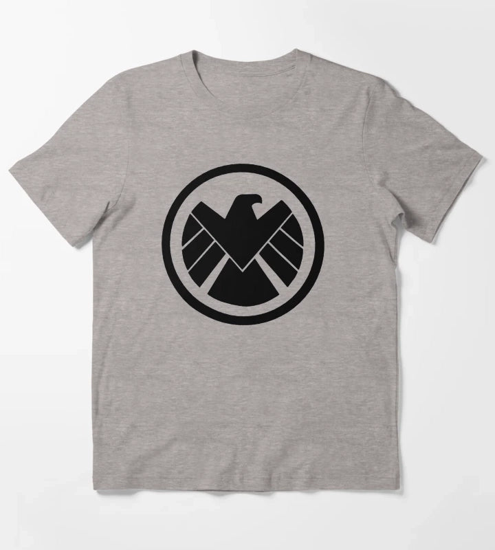 SHIELD LOGO T-Shirt Heather Grey