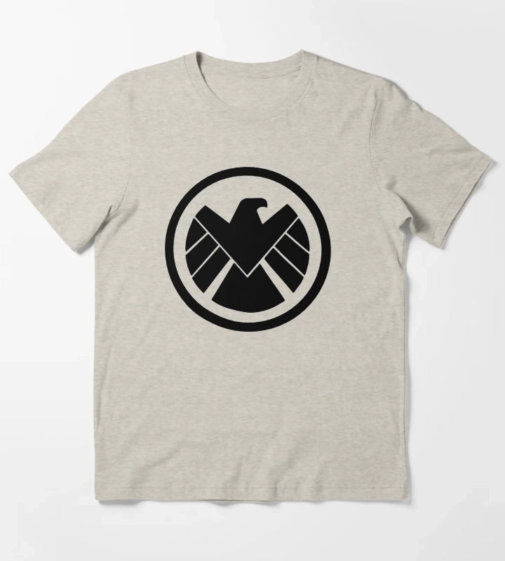 SHIELD LOGO T-Shirt Cream
