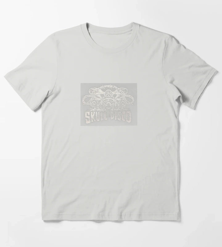 SKULL DISCO T-Shirt Light Grey