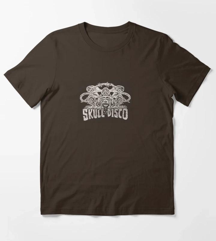 SKULL DISCO T-Shirt Brown