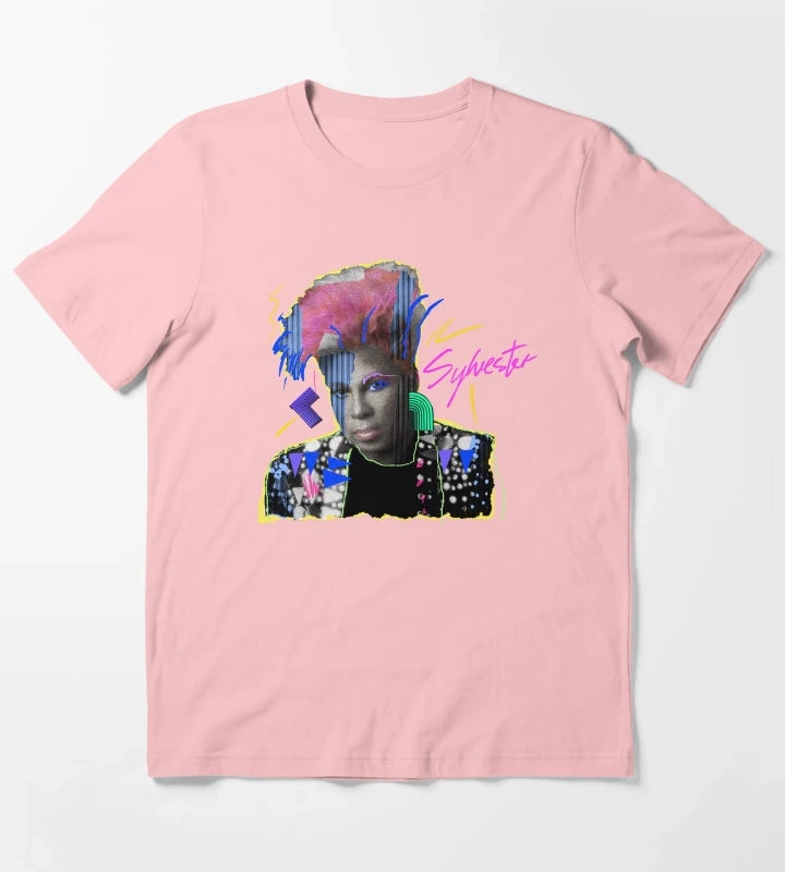 SLVSTR DISCO QUEEN black background T-Shirt Dark Grey