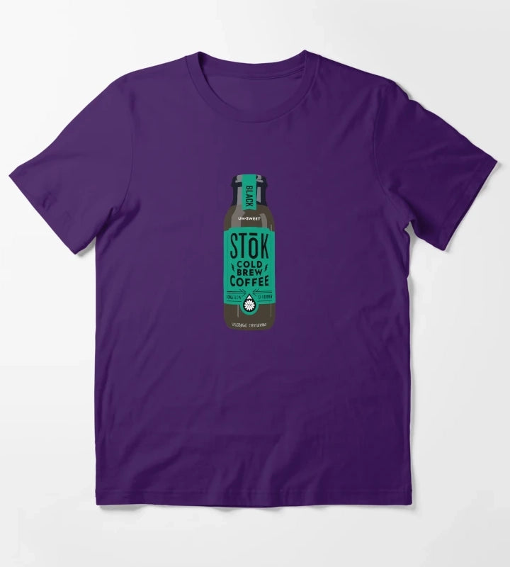 STK coffee black T-Shirt Purple