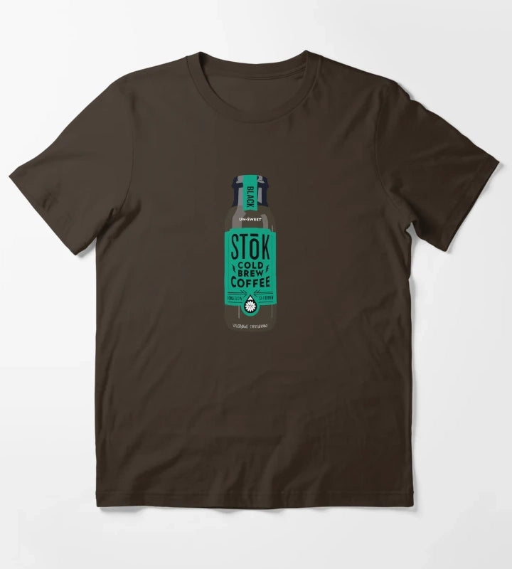 STK coffee black T-Shirt Brown