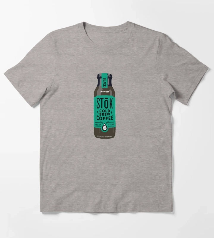 STK coffee black T-Shirt Heather Grey