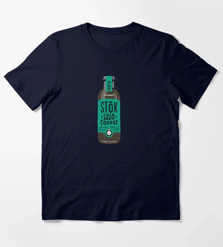 STK coffee black T-Shirt Navy