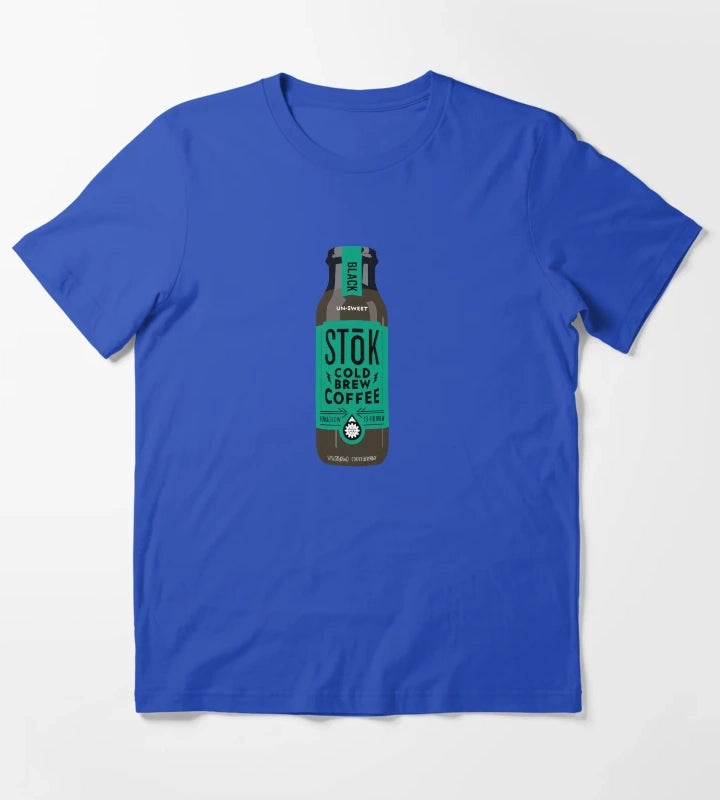 STK coffee black T-Shirt Blue