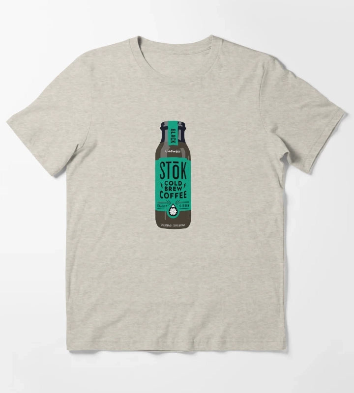 STK coffee black T-Shirt Cream