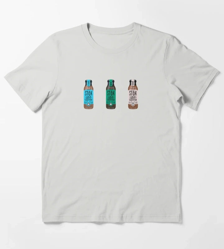 STK coffee pack vanilla black mocha T-Shirt Light Grey