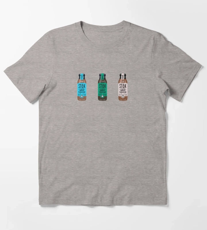 STK coffee pack vanilla black mocha T-Shirt Heather Grey