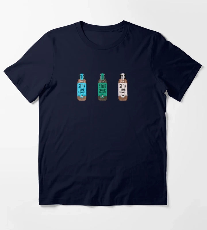 STK coffee pack vanilla black mocha T-Shirt Navy