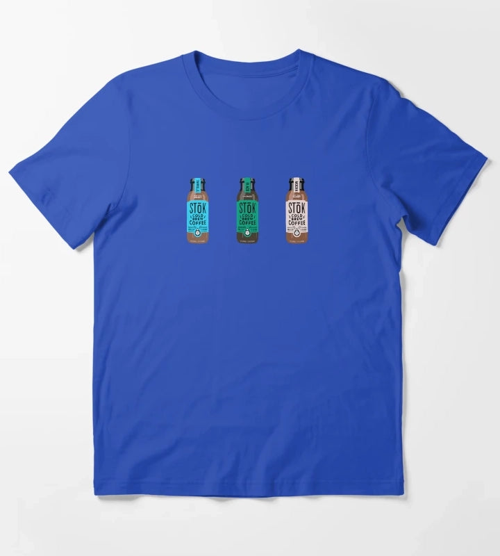 STK coffee pack vanilla black mocha T-Shirt Blue