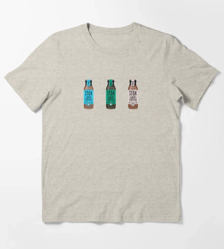 STK coffee pack vanilla black mocha T-Shirt Cream