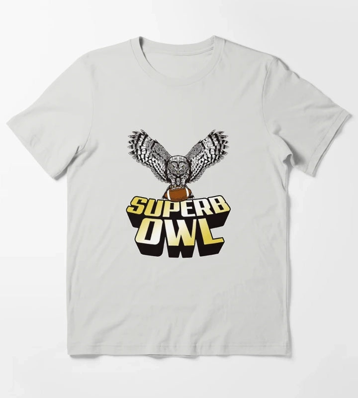 SUPERB OWL T-Shirt Light Grey