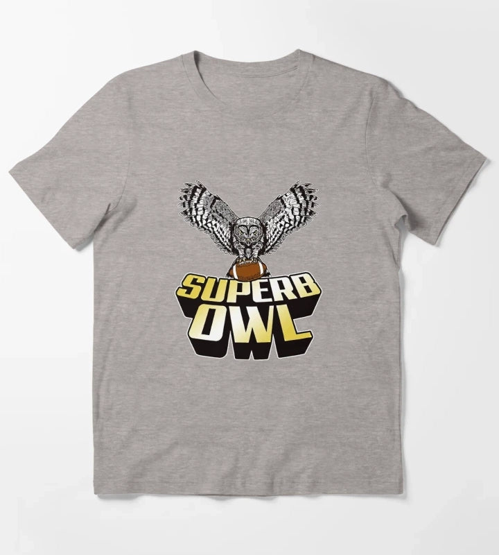 SUPERB OWL T-Shirt Heather Grey