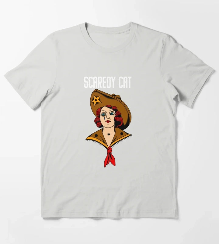 Sad Cowgirl T-Shirt Light Grey