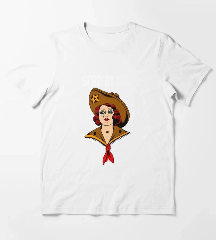 Sad Cowgirl T-Shirt White