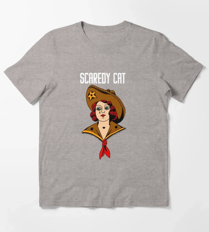 Sad Cowgirl T-Shirt Heather Grey