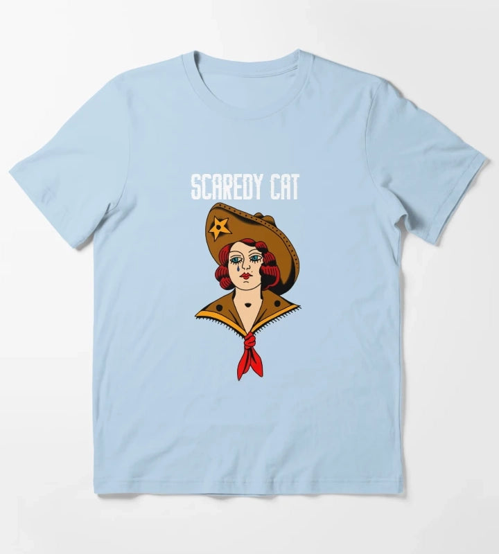 Sad Cowgirl T-Shirt Sky Blue