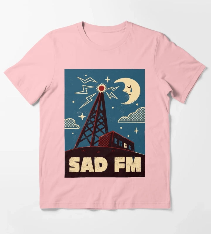 Sad FM T-Shirt Dark Grey