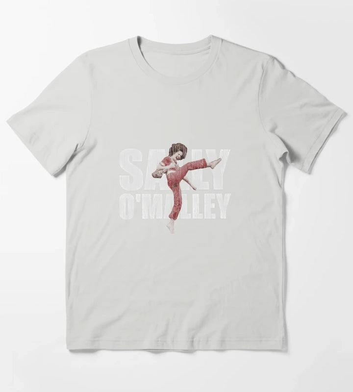 Sally OMalley Disco Poster Design Today Graphic Art T-Shirt Light Grey