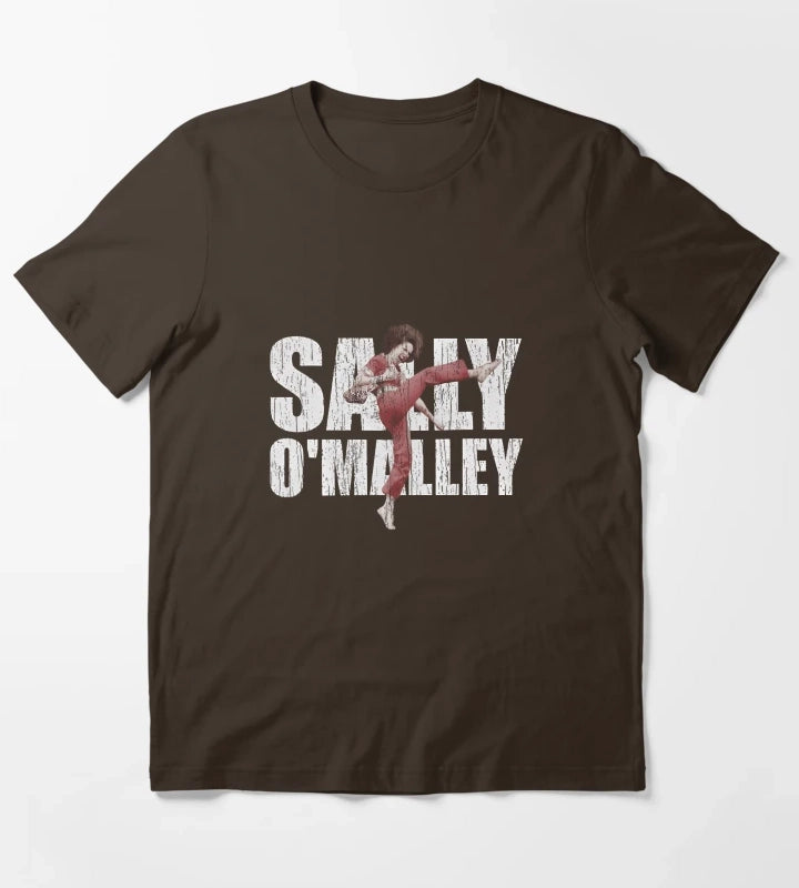 Sally OMalley Disco Poster Design Today Graphic Art T-Shirt Brown