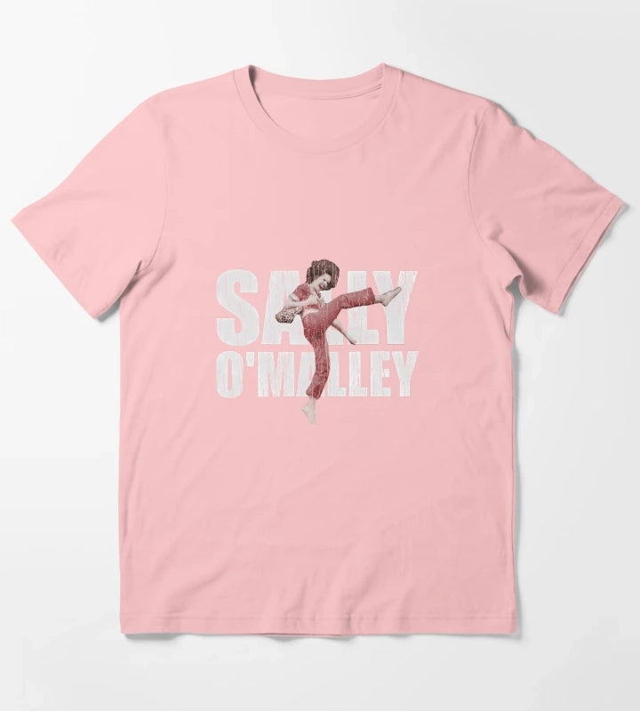 Sally OMalley Disco Poster Design Today Graphic Art T-Shirt Dark Grey