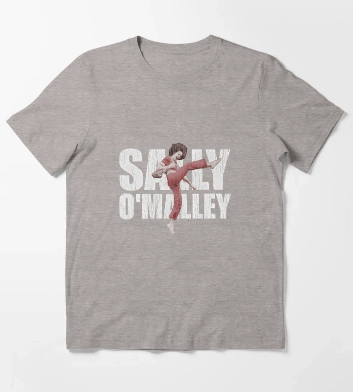 Sally OMalley Disco Poster Design Today Graphic Art T-Shirt Heather Grey