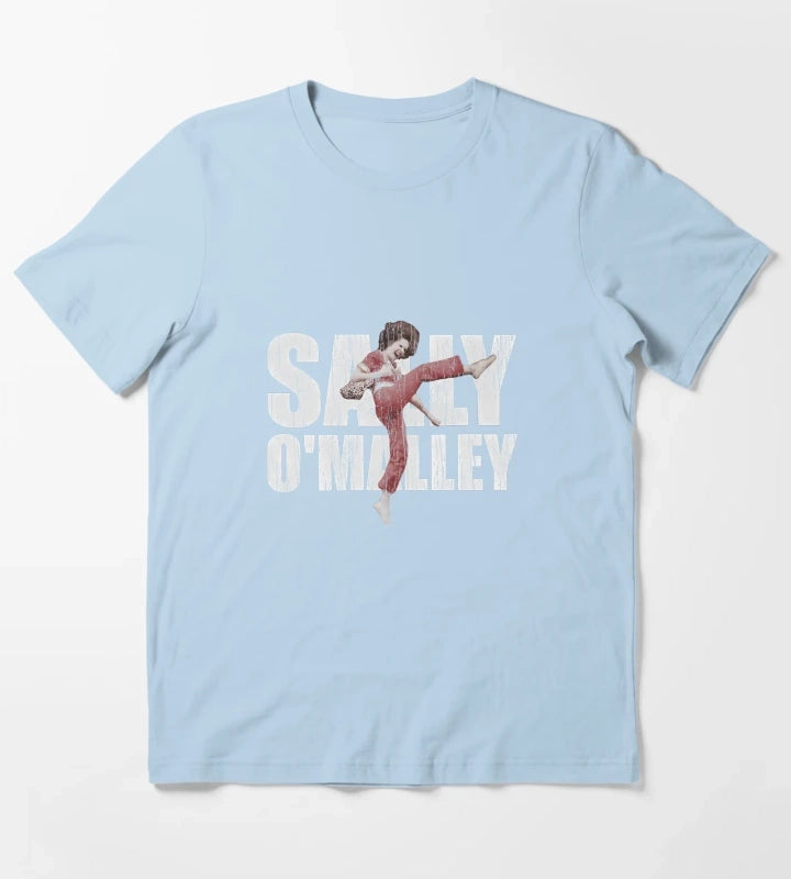 Sally OMalley Disco Poster Design Today Graphic Art T-Shirt Sky Blue