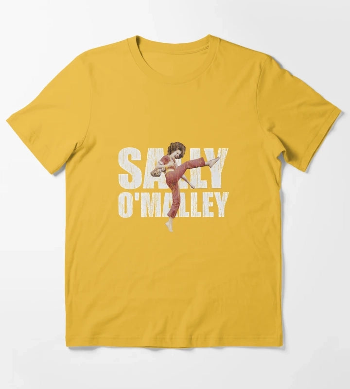Sally OMalley Disco Poster Design Today Graphic Art T-Shirt Yellow