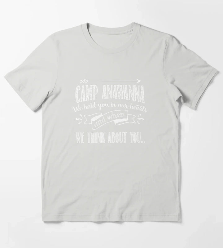 Salute Your Shorts Chalkboard Design T-Shirt Light Grey
