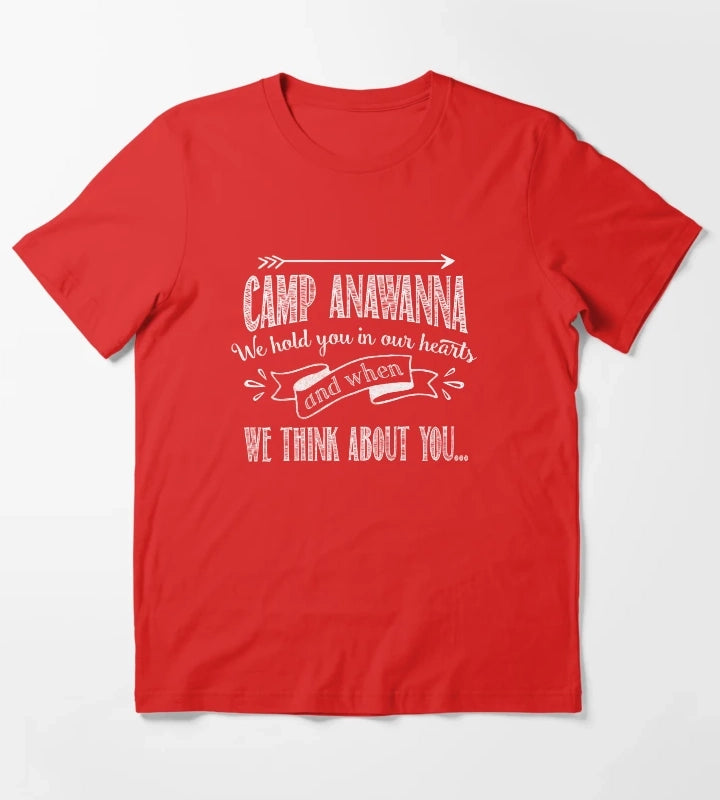 Salute Your Shorts Chalkboard Design T-Shirt Red