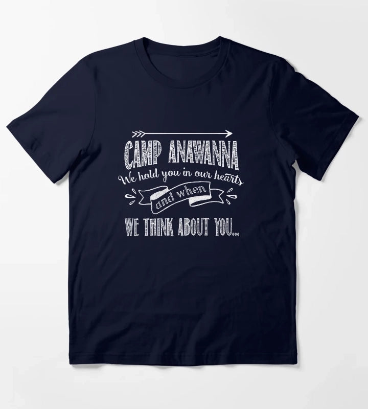 Salute Your Shorts Chalkboard Design T-Shirt Navy