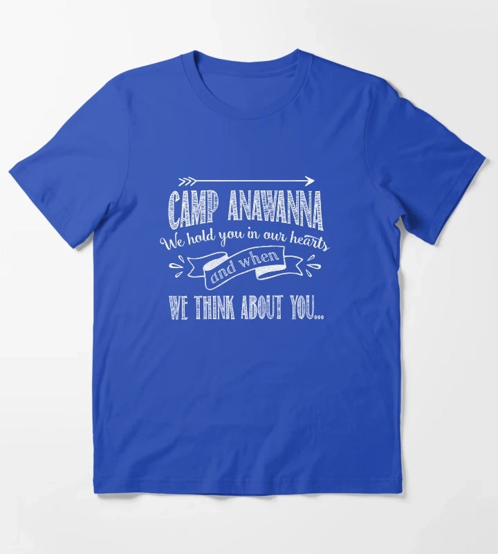 Salute Your Shorts Chalkboard Design T-Shirt Blue