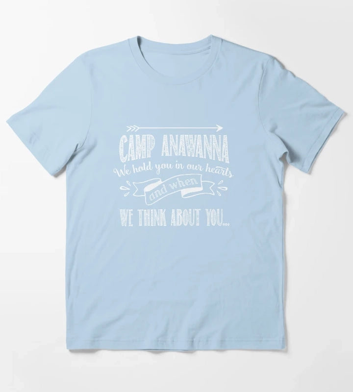 Salute Your Shorts Chalkboard Design T-Shirt Sky Blue