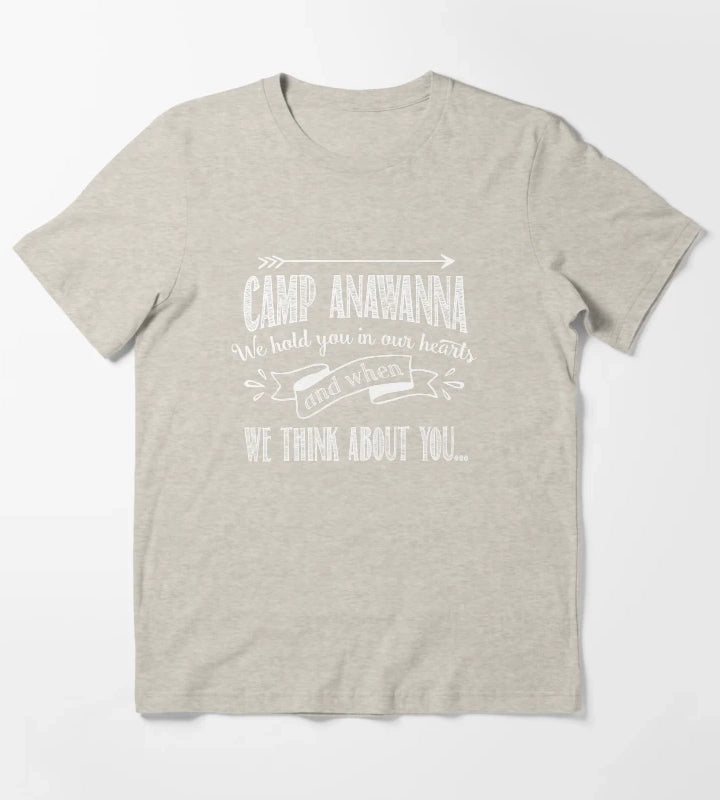 Salute Your Shorts Chalkboard Design T-Shirt Cream