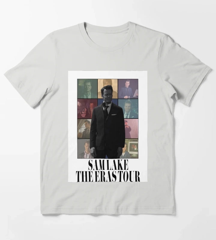 Sam Lake Eras Tour T-Shirt Light Grey