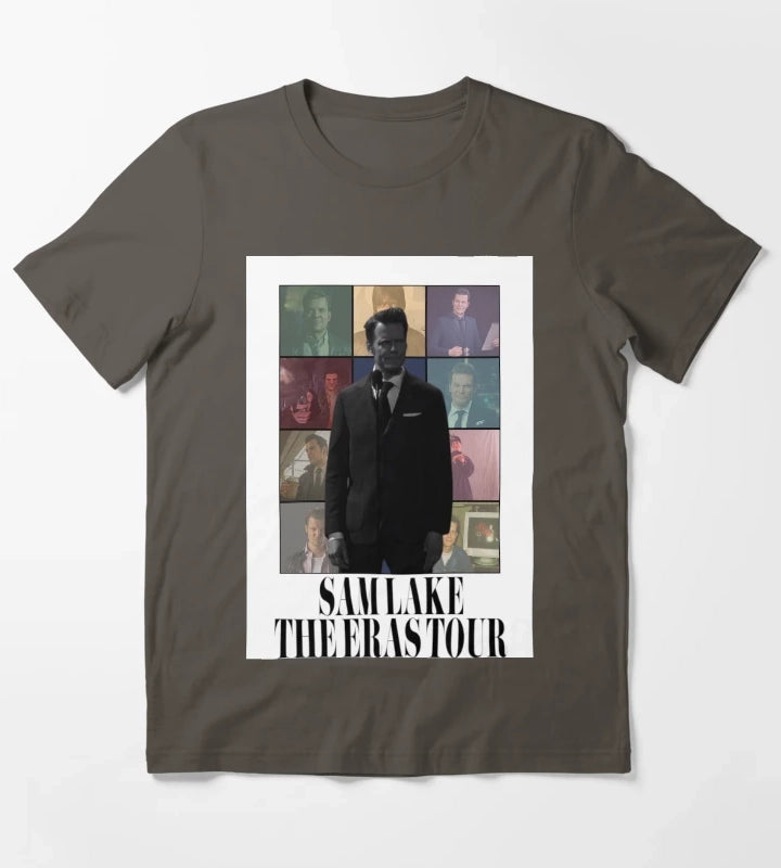Sam Lake Eras Tour T-Shirt Dark Grey