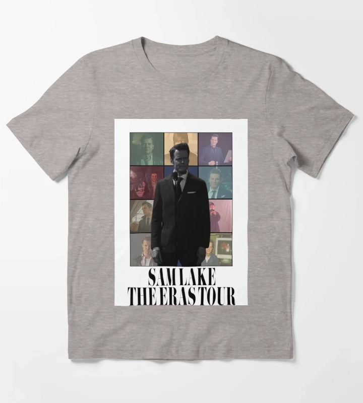 Sam Lake Eras Tour T-Shirt Heather Grey