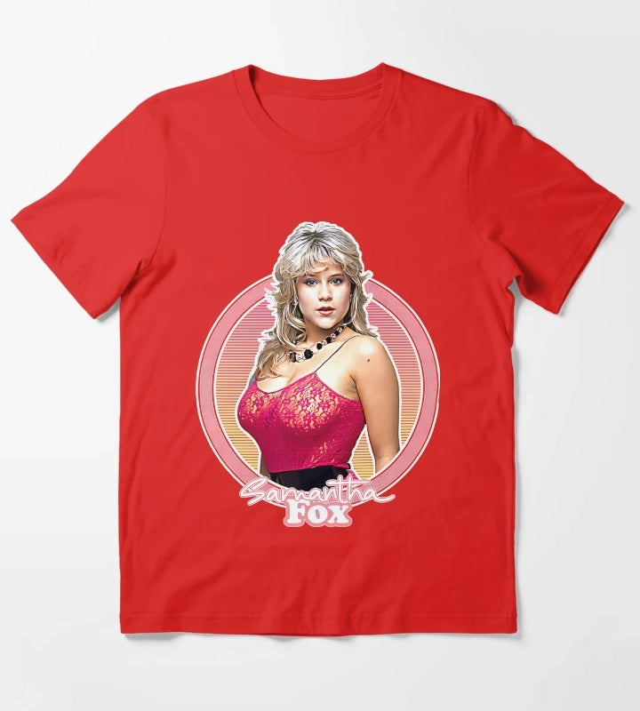 Samantha 80s Fox Fan T-Shirt Red