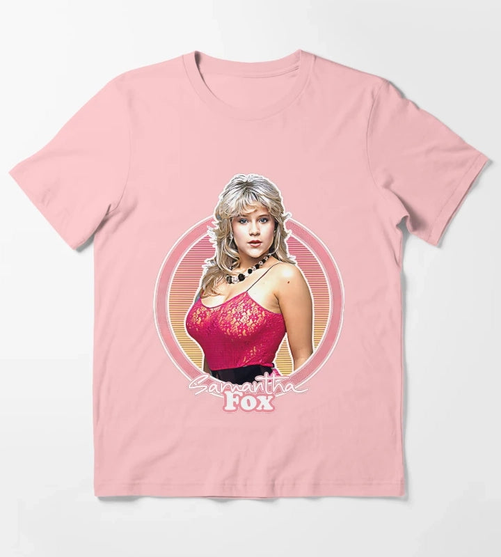 Samantha 80s Fox Fan T-Shirt Dark Grey