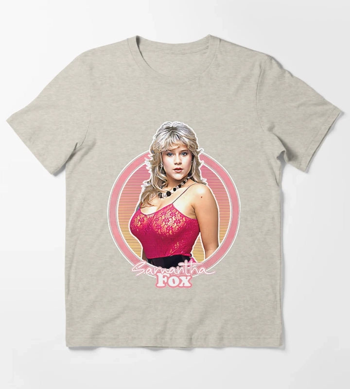 Samantha 80s Fox Fan T-Shirt Cream