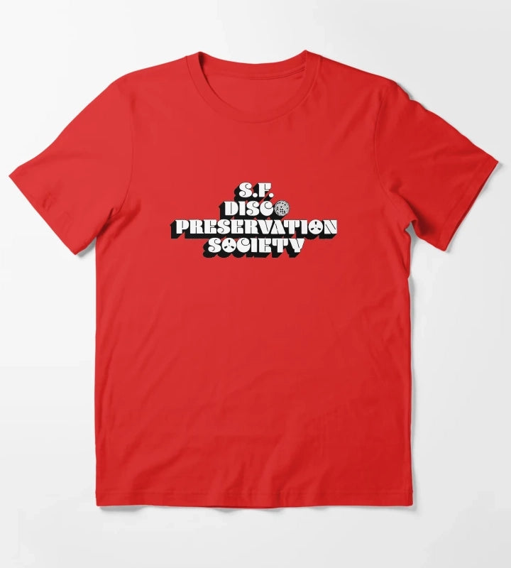 San Francisco Disco Preservation Society T-Shirt Red