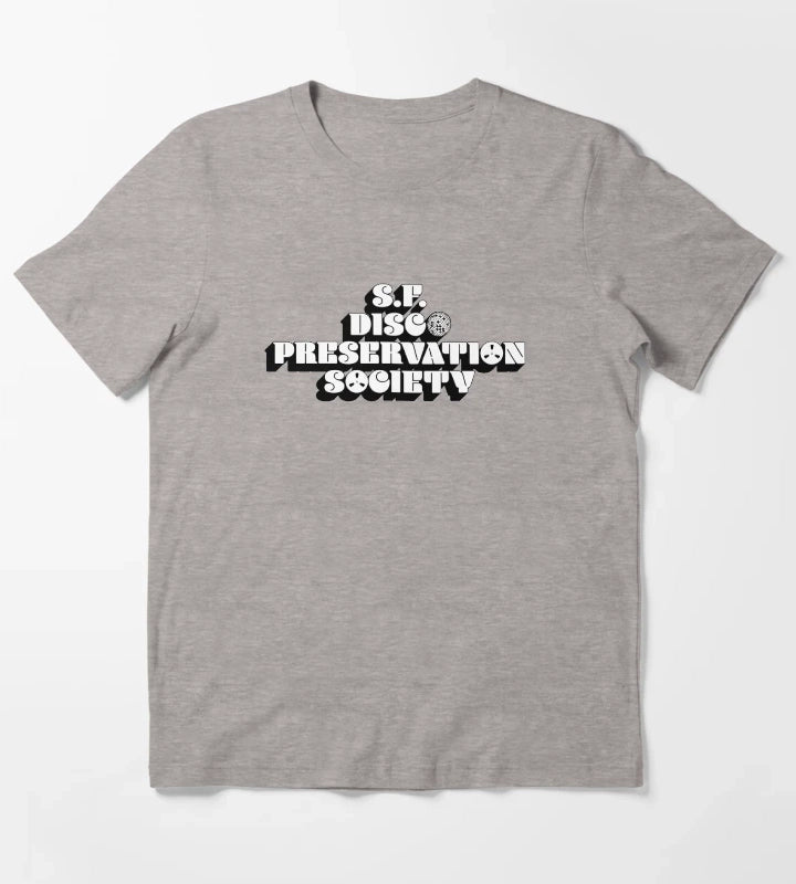 San Francisco Disco Preservation Society T-Shirt Heather Grey