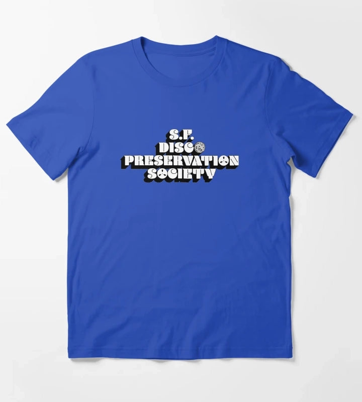 San Francisco Disco Preservation Society T-Shirt Blue