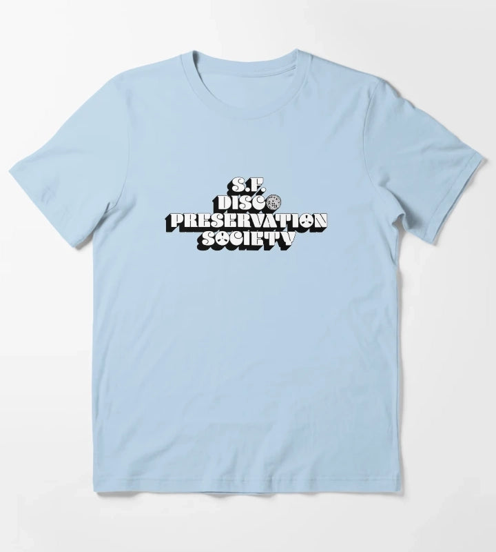 San Francisco Disco Preservation Society T-Shirt Sky Blue